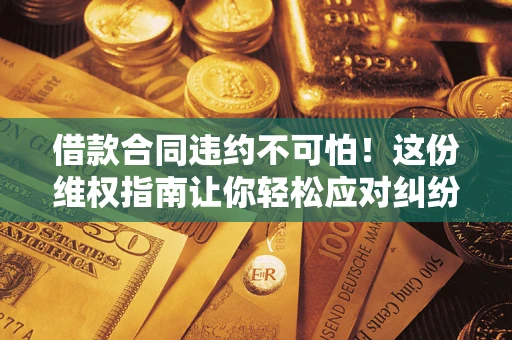 武汉借款合同违约不可怕！这份维权指南让你轻松应对纠纷